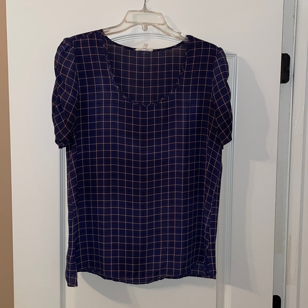 Plaid top
